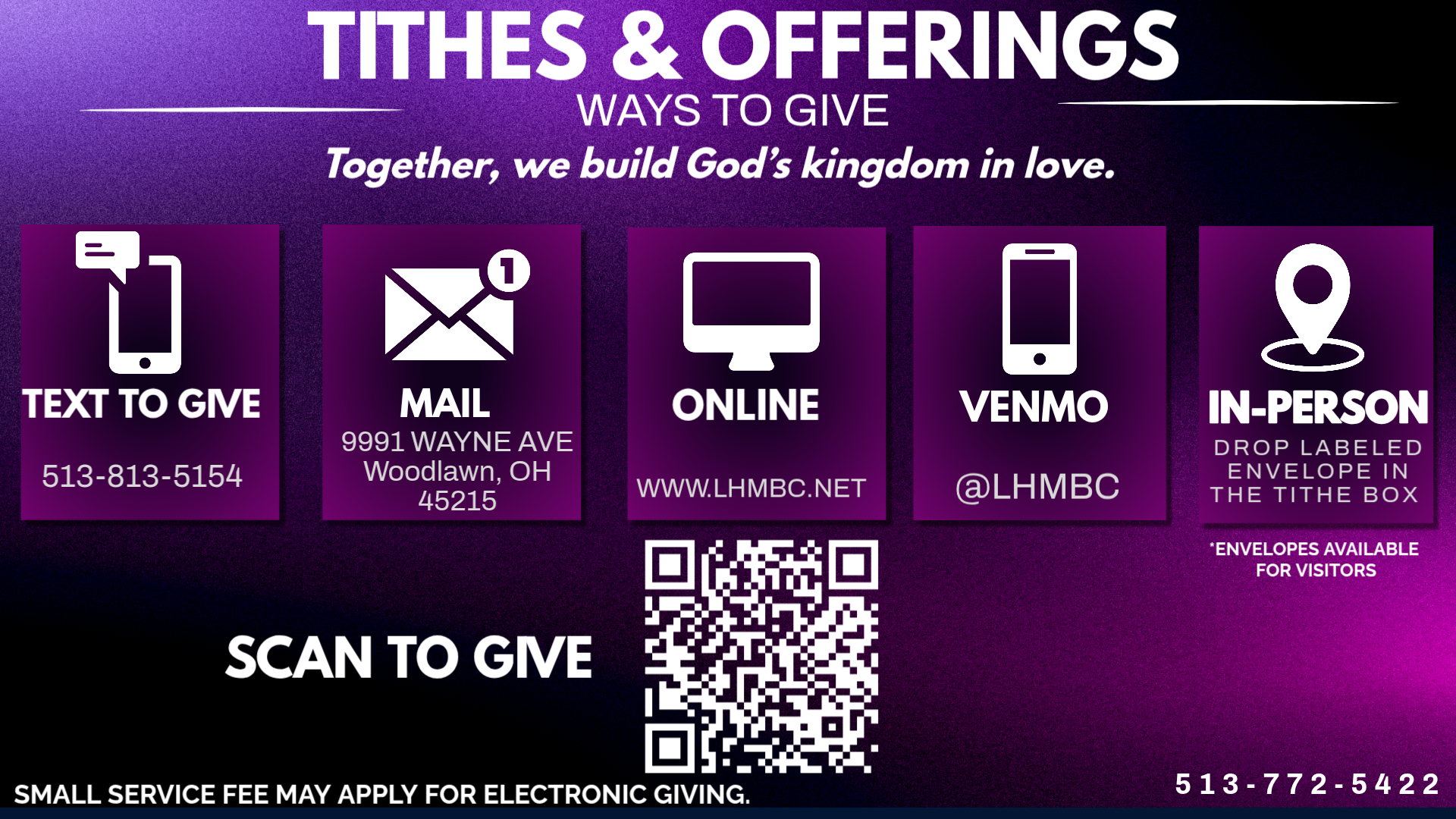 Tithes and Offering 